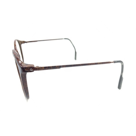 Tortoise Brown Oversized Round Eyeglasses Frames 140 Designer Fashion Women - Picture 7 of 12